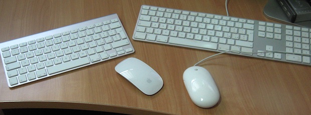 Mouse e tastiere a confronto iMac 27" e iMac 24"