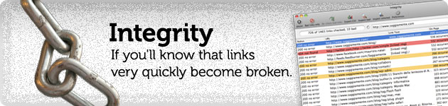 integrity verifica i link errati di un sito