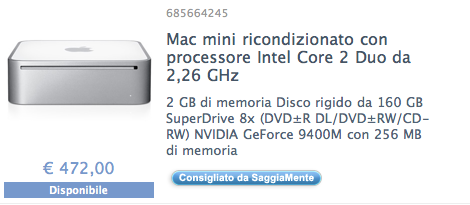 mac mini in offerta