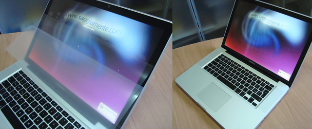 antiglare per display glossy del MacBook Pro