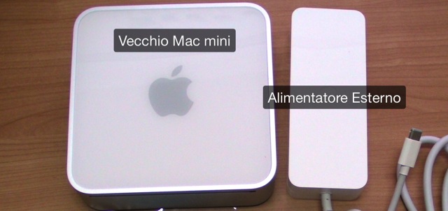 Mac mini alimentatore esterno