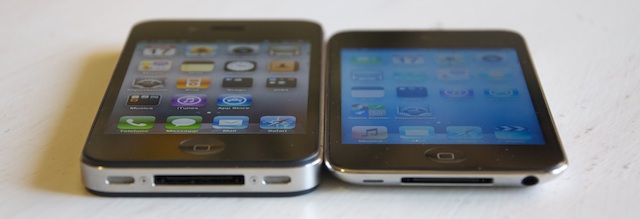 display ipod touch 4g iphone 4 a confronto