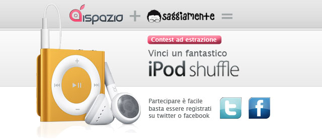 Vinci un iPod Shuffle 4G con SaggiaMente e iSpazio