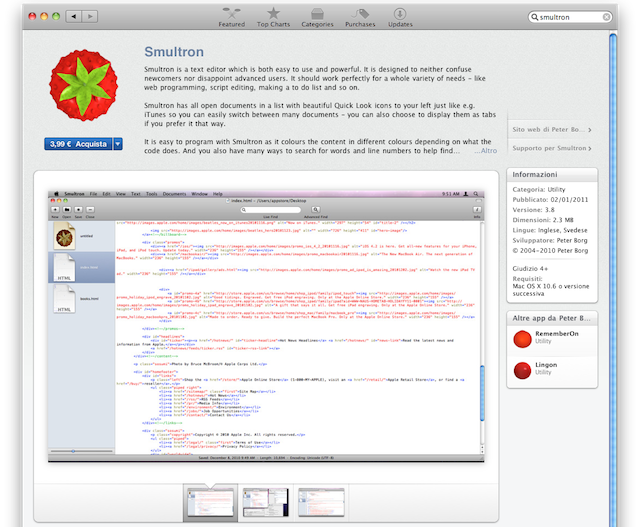 smultron in mac app store