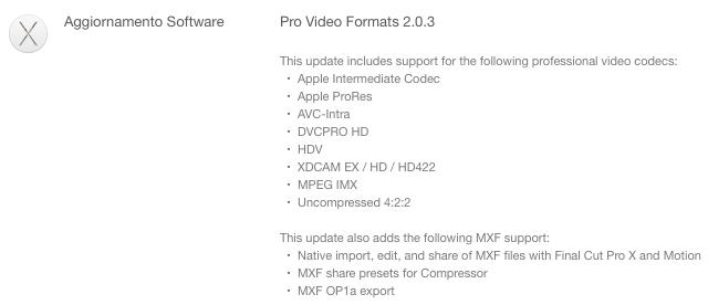 Pro Video Formats 2.0.3