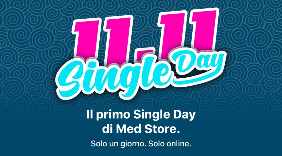 Solo un giorno, solo online: arriva il Single Day, Med Store sconta fino al  60%